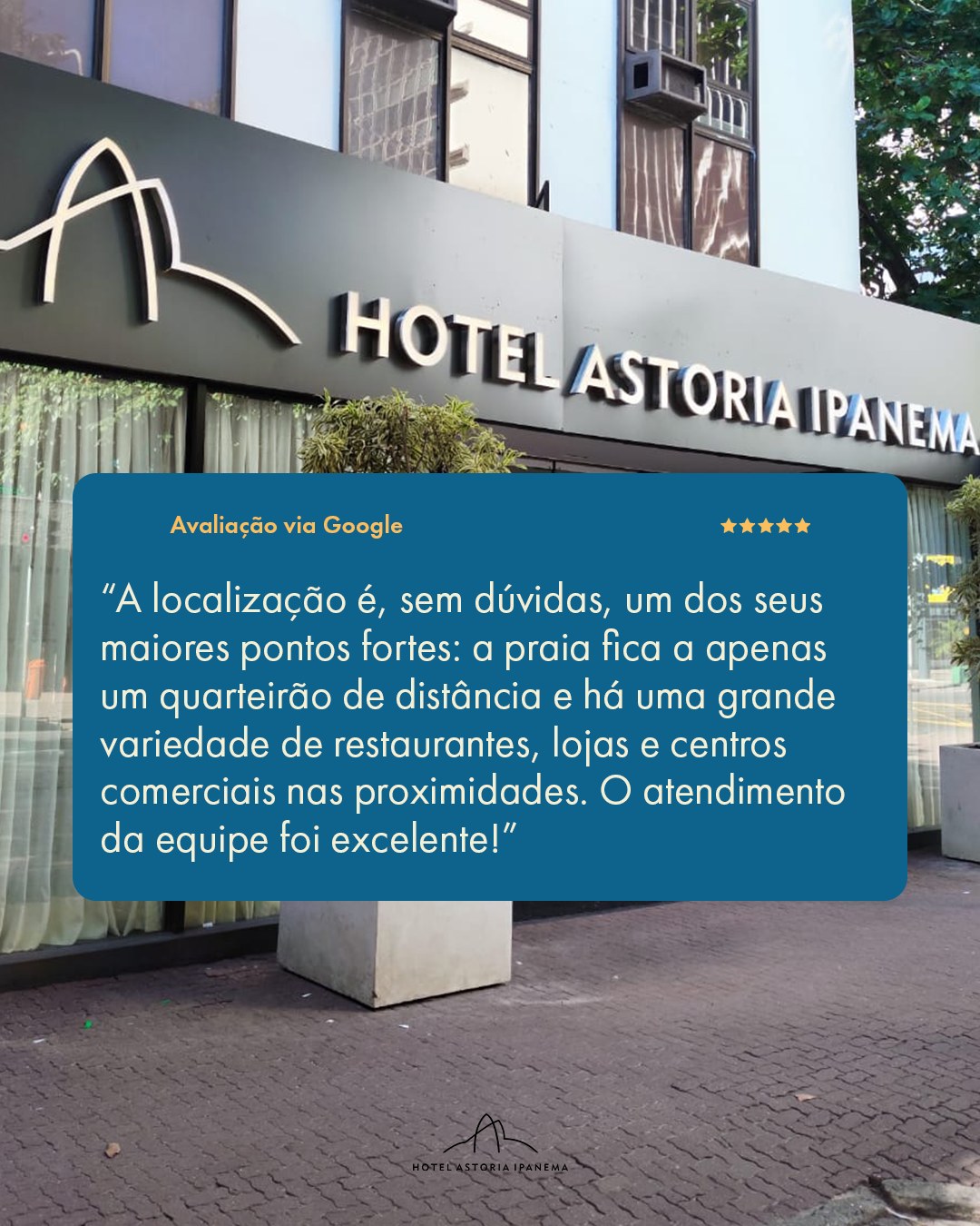 Post do Instagram do Astoria Ipanema